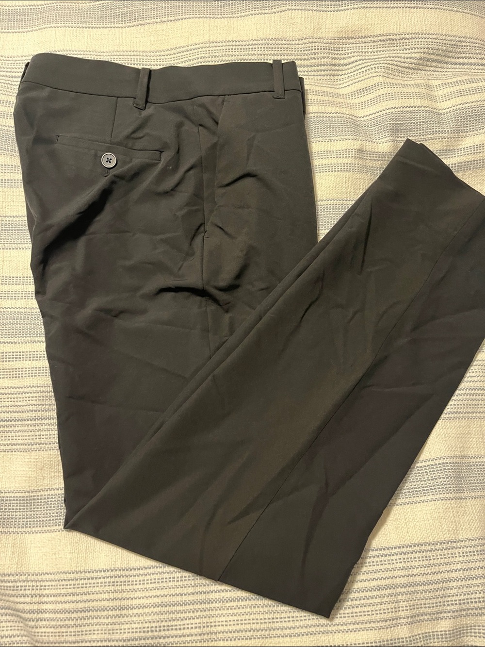 Calvin Klein Black Boys Dress Pants - Slim Tapered